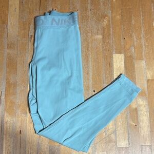 Nike Pro Dri-fit teal leggings